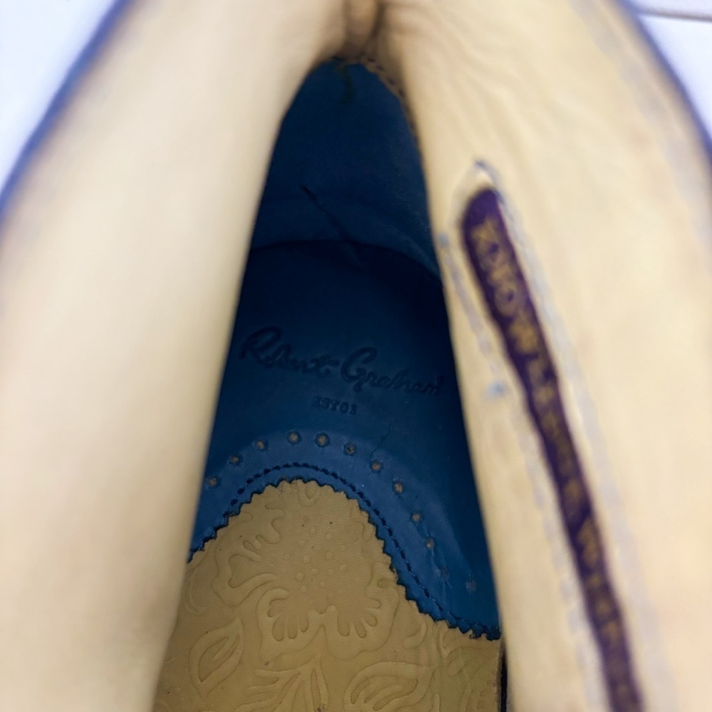Robert Graham Men's Navy Blur Kamiko Chukka Boot Sz 12 - Picture 9 of 12